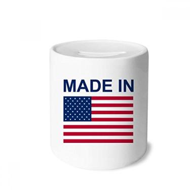 Imagem de DIYthinker Caixa de cerâmica feita nos Estados Unidos Love Money Box para presente de cofrinho