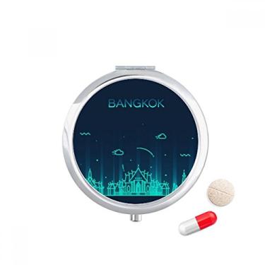 Imagem de Porta-comprimidos Thai Customs Culture Shadow Bangkok Pocket Medicine Storage Box Dispenser recipiente