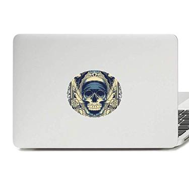 Imagem de Adesivo de notebook com emblema de esqueleto indiano Life Taken