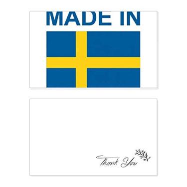 Imagem de Cartão de agradecimento de aniversário feito na Suécia