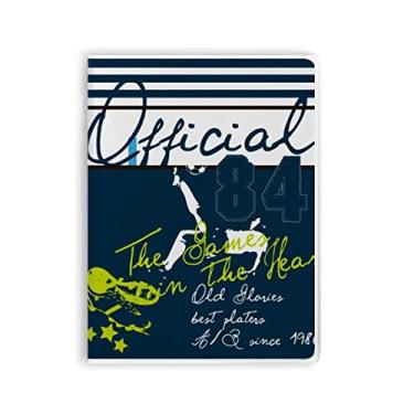 Imagem de Caderno oficial de futebol americano, esportivo, capa de chiclete, diário de capa macia