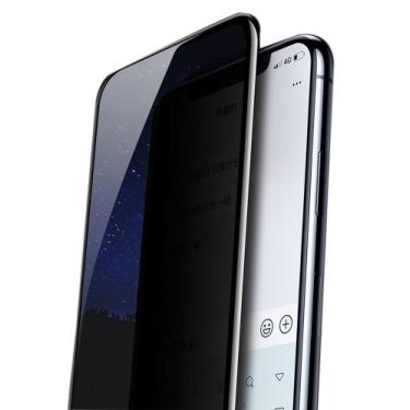Imagem de Película De Vidro Privacidade 3D Preta Para Samsung Galaxy A50 A30s A5