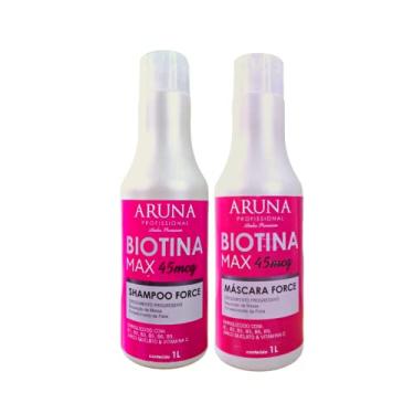 Imagem de Kit Biotina Max Salon Pro – 2 Passos: Crescimento e Fortalecimento para Todos os Tipos de Cabelo