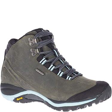 Imagem de Merrell Bota de caminhada feminina Siren Traveller 3 Mid impermeável, Paloma/Canal, 6