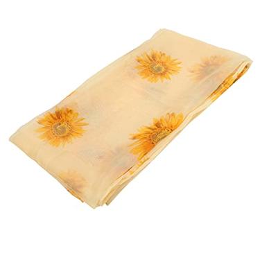 Imagem de Cortina Pura Varanda Material Decoração Transparente para Tela de Girassol Cortina de Chuveiro Bolas de Rolo