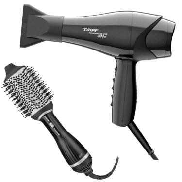Imagem de Kit Taiff New Tourmaline Íon 127V - Secador 2100W + Escova 1200W