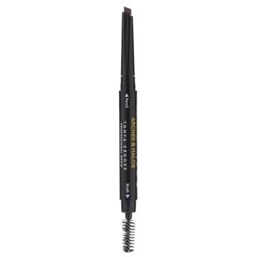 Imagem de Arches & Halos Angled Brow Shading Pencil - Double Sided Eyebrow Filler and Spoolie - Angled Brush Design for Precise Shaping and Styling - Buildable, Easy Blend Pigment - Mocha Blonde - 0.35 g