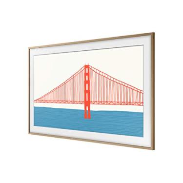 Imagem de Moldura para Smart TV 85" The Frame 2021 e 2022 Bege