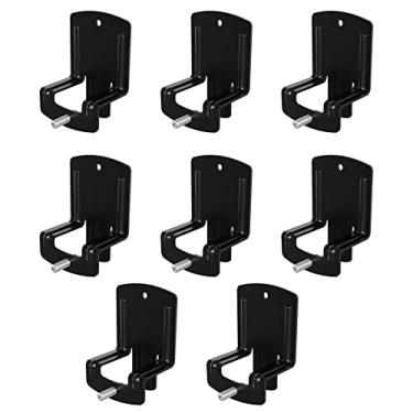 Imagem de Homdock 8 peças de juntas de colchão antiderrapantes para moldura de cama/defletor antiderrapante/prendedor de colchão para manter o colchão no lugar/acabamento preto elegante