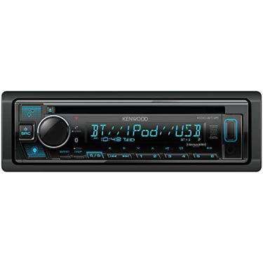 Imagem de KENWOOD KDC-BT35 CD estéreo para carro com Bluetooth, USB frontal, AUX, Amazon Alexa, SiriusXM Radio Ready e iluminação colorida de exibição variável