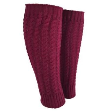 Imagem de Polaina Longa Feminina Tricot Trança - Katlen Tricot-Feminino