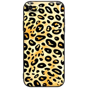 Imagem de Berkin Arts Compatível com iPhone SE 2022/2020 Capa para iPhone 8/iPhone 7 Capa de silicone estampa de leopardo amarelo encantador adorável padrões bestiais