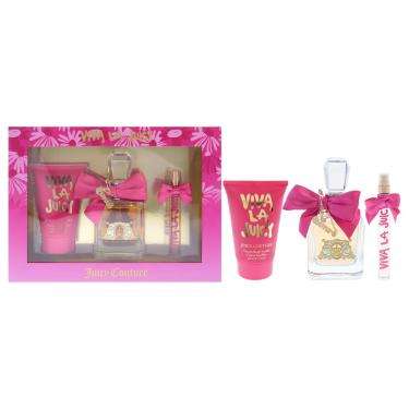 Imagem de Perfume Juicy Couture Viva La Juicy para mulheres, presente de 100 ml, 3 peças