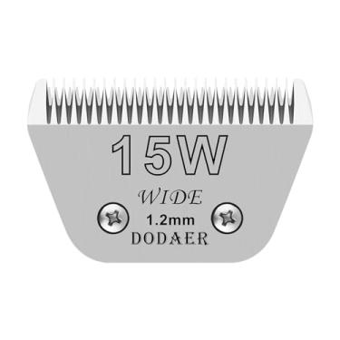 Imagem de Lâminas largas removíveis de 15 W, compatíveis com cortadores Andis, Oster A5, Wahl KM10 Series, comprimento de corte 3/64" (1,2 mm)