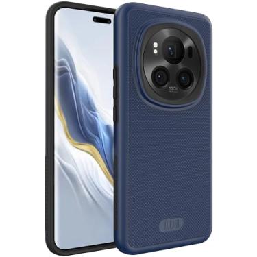 Imagem de TUDIA Capa DualShield Grip projetada para Honor Magic 6 Pro 5G (2024), [MergeGrip] Capa protetora para celular de camada dupla à prova de choque fina resistente (azul índigo)