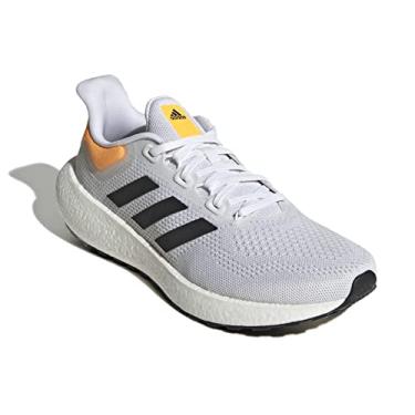 Imagem de adidas Pureboost Jet, Branco/Preto/Laranja Flash, 35 BR