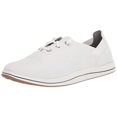 Imagem de Clarks Tênis feminino Breeze Ave, Tela branca, 38