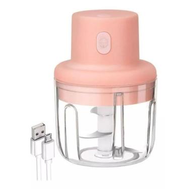 Imagem de Miniprocessador Alimentos Portátil Elétrico Recarregavel Usb - Mini Tr