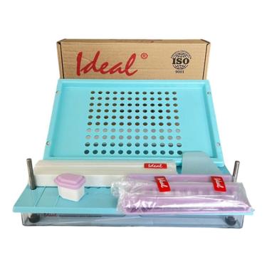 Imagem de Encapsuladora Manual C/ Base Bandeja 120 Cápsulas N0 Azul A0