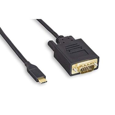 Imagem de Cabo de vídeo USB C para VGA da Cablelera, 10ft