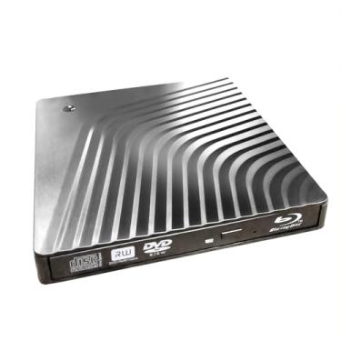 Imagem de Meigpai Novo leitor de Blu-ray e DVD externo USB-C 2 em 1, para tablets Windows 10, 11, 8, Win11, Win10, PC, laptop, computador, jogos, computador, laptop, tipo-C USB 3.0 BD-ROM, combo de filmes 3D,