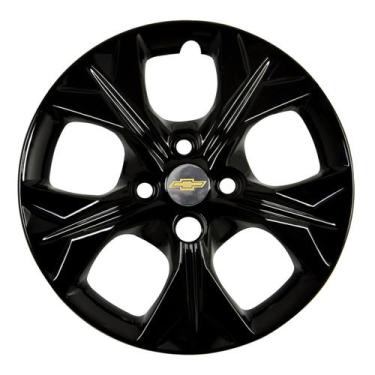 Imagem de Calota Esportiva 378CB Cubo Baixo Aro 14 Preto Onix Prisma C - Garagem