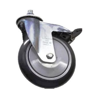 Imagem de Rodizio Giratório Parafuso 5 Pol Rolamento Freio - SCHIOPPA