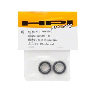 Imagem de Rolamento (12x24x6mm/2pçs) de automodelo hpib089
