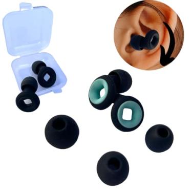 Imagem de Protetor Auricular e Tampão de Silicone para Ouvido: Ideal para Dormir, Natação e Abafador Auditivo de Ruído