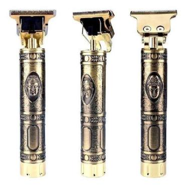Imagem de Máquina De Acabamento Profissional Cabelo Barbeiro Vintage - OEM, Dour