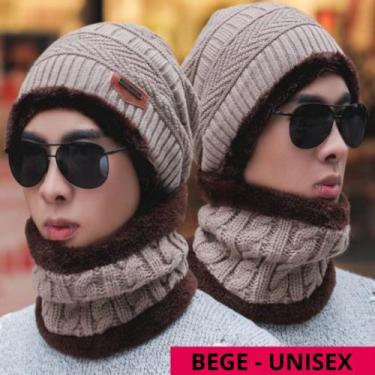 Imagem de Touca Gorro Lã Inverno Frio Feminino Masculino Unissex Touch - touca e