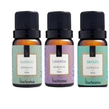 Imagem de Kit 3 Essências Aromatizante P/ Difusor Elétrico Via Aroma - Bamboo + 