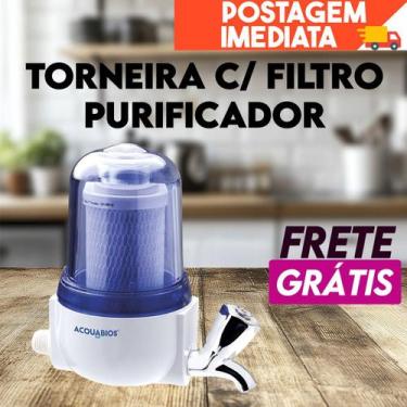 Imagem de Torneira Com Filtro Purificador de Água Carbon Block Acqua 5" Transpar