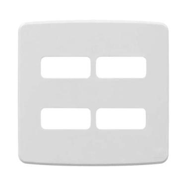 Imagem de Placa 4x4 4 posições branco compose - weg