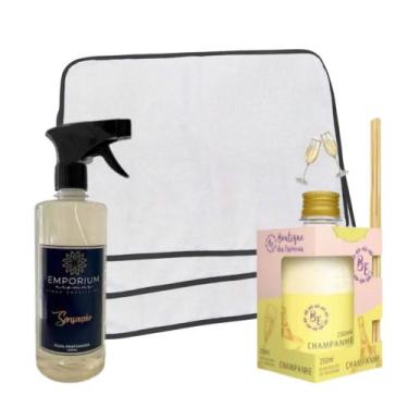 Imagem de Kit 9 Tapetes Higiênicos Pet + Água perfumada 500ml Emporium + Difusor