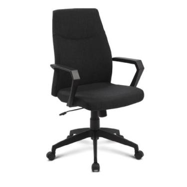 Imagem de Cadeira presidente com encosto braço fixo em polipronpileno - MOVEIS V