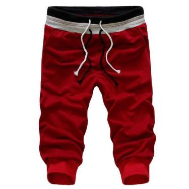 Imagem de Bermuda de moleton masculina saruel skinny  - Wooks, Vermelho, G