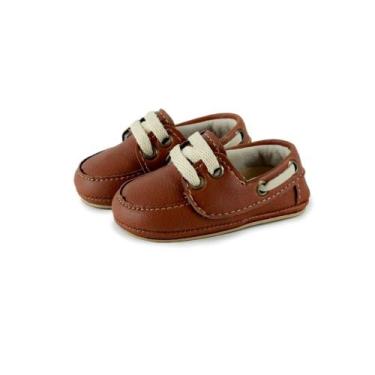 Imagem de Sapatinho infantil recem nascido mocassim bebe tenis macio confortavel