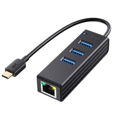 Imagem de Cable Matters Hub USB C de 3 portas com Ethernet (Hub USB C para Ethernet) – Thunderbolt 3 portas compatíveis com MacBook Pro, Dell XPS 13, 15, HP Spectre x360, Surface Pro, Lenovo Yoga 910 e mais