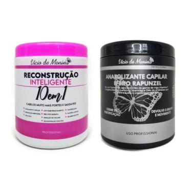 Imagem de Kit Reconstrução Profissional 10 em 1 + Efeito Rapunzel Anabolizante C