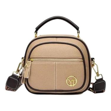 Imagem de Bolsa Moderna Transversal Pequena Passeio Trabalho Luxo Top - Alwy, Be