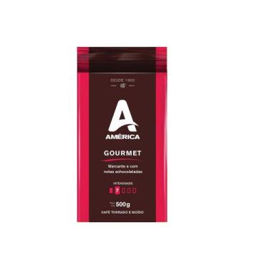 Imagem de CAFÉ TORRADO E MOÍDO VÁCUO AMÉRICA GOURMET 500g