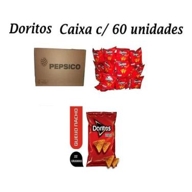 Imagem de Biscoitos Doritos Salgadinhos Elma Chips  Cx Com 60un- 22gr