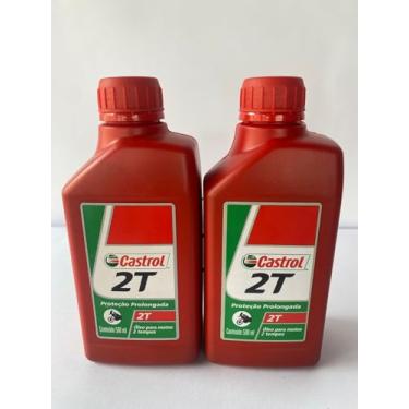 Imagem de Oleo Lubrificante Motores 2 Tempos Castrol 500ml 2 Unidades