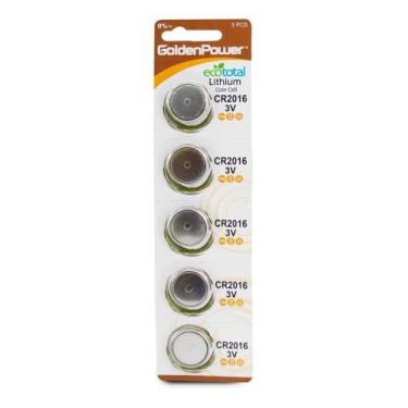Imagem de Bateria Lithium CR2016 3V Golden Power (Cartela Com 5) - ORION