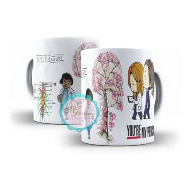 Imagem de Caneca Grey's Anatomy Bayle Cristina Derek You Are My Person - Ng Deco