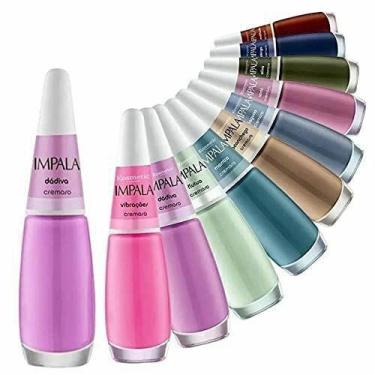 Imagem de Kit Esmalte Impala A Cor Da Sua Moda 7,5 ML com 10 Esmaltes