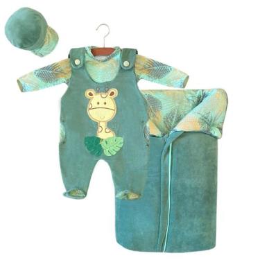Imagem de Saida Maternidade Giraffe 022-159 - PEQUENO ANJO, Verde, RN