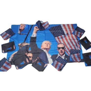 Imagem de Bandeira Presidente Donald Trump Estados Unidos Eua Eleições - hOME E 