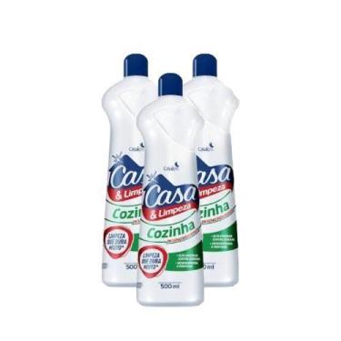 Imagem de 3Un Desengordurante Cozinha Remove Todo Óleo E Gordura - CasaKm